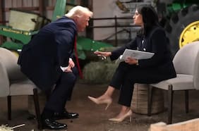 Trump termina antes de tiempo una entrevista con NBC e insulta a la presentadora