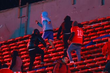 La interna de la barra de Independiente en los hechos contra la U