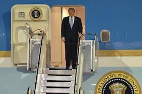 Trump arriba a Beijing para reunión con Xi Jinping