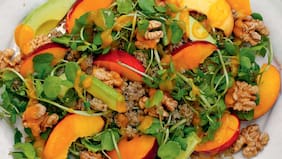 Ensalada de quínoa y duraznos