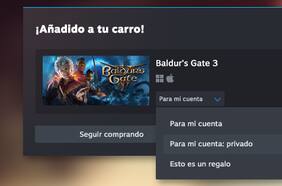 Steam comienza a probar la opción de realizar “compras privadas” en el cliente beta