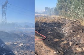 Controlan incendio forestal en límite de Machalí y Rancagua