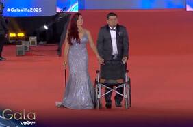 Mauricio Medina, el Indio, sorprende con emotivo paso en silla de ruedas en la Gala del Festival de Viña