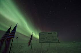 Una sensación térmica de -38°C y una gruesa capa de hielo: ¿qué hay y cómo se llega al Polo Sur?