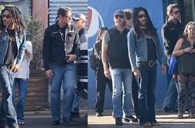 Lenny Kravitz es captado caminando por Ñuñoa