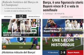 Europa no tiene piedad con el Barcelona: “Sin fútbol, sin espíritu y sin dignidad”