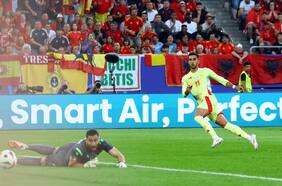 Chapa de favorita: España cierra la fase de grupos con puntaje perfecto tras vencer a Albania
