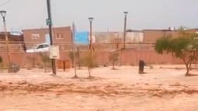 Reportan inundaciones en zonas urbanas de San Pedro de Atacama tras intensas lluvias