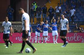 El Inter iguala en su visita a la Sampdoria con Vidal el segundo tiempo y Alexis en la banca