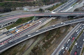 Avanzan los trabajos: reabren dos pistas del puente Lo Saldes en dirección oriente