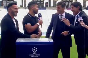 Con Guardiola, Agüero, Tévez y Zanetti: las especiales interacciones de Iván Zamorano en la previa de la final de la Champions