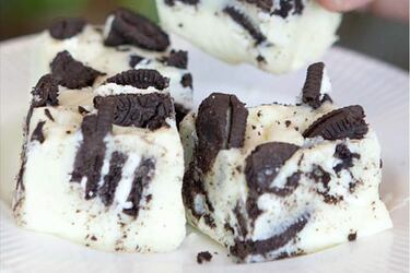 receta fudge cookies and cream