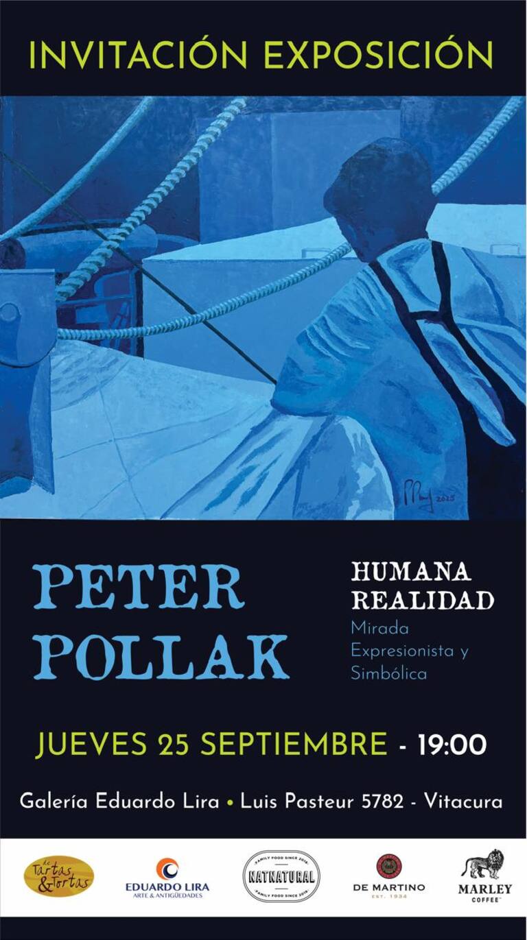 Peter Pollak presenta su primera exposición en Chile - La Tercera