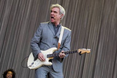 David Byrne en el Lollapalooza Chile 2019.