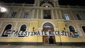 Estudiantes de la U. de Chile realizan toma de Casa Central por causa pro-Palestina