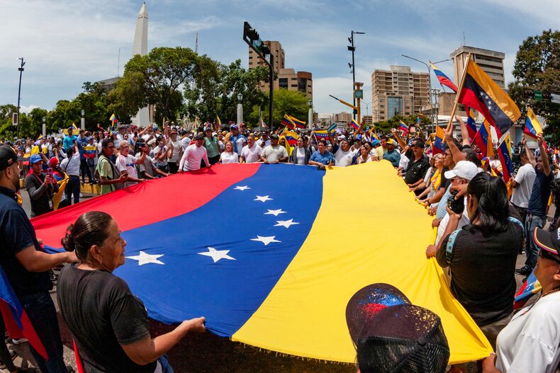 Protests in Venezuela after presidential elections