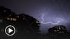 ¿Lo viste?: tormenta eléctrica ilumina el cielo de Santiago y deja increíbles registros