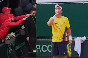 Pidió silencio y le llegaron botellazos: la serie entre Marruecos y Colombia en Copa Davis termina en escándalo