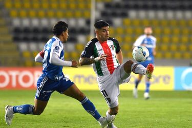 Palestino está enfrentando a Cruzeiro por la Copa Sudamericana.