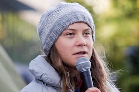 La activista sueca Greta Thunberg se suma a las protestas estudiantiles en Francia