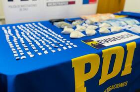 Concepción: PDI detiene a 7 personas y decomisa más de 10 mil dosis de drogas