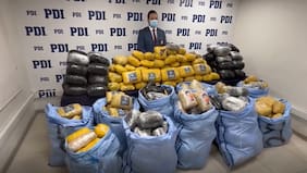 PDI incauta 450 kilos de cannabis y detiene a tres ciudadanos colombianos