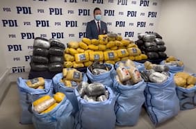 PDI incauta 450 kilos de cannabis y detiene a tres ciudadanos colombianos