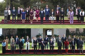 Sólo nueve ministros se mantienen: cómo ha mutado la foto oficial del gabinete de Boric desde 2022 hasta hoy