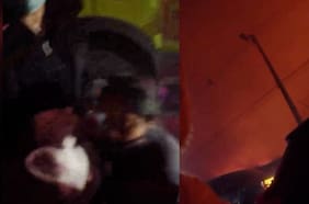 Entre las llamas: Así fue el angustiante rescate de dos mellizas en medio del incendio en Penco