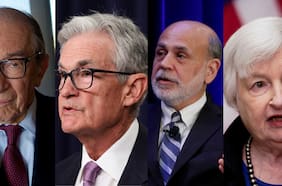 Exjefes de la Fed respaldan a Jerome Powell y denuncian ataque contra la independencia de la institución