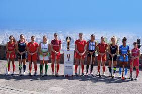 Ya se palpita el Mundial de Hockey Chile 2023: las capitanas se reúnen en el Cerro San Cristóbal