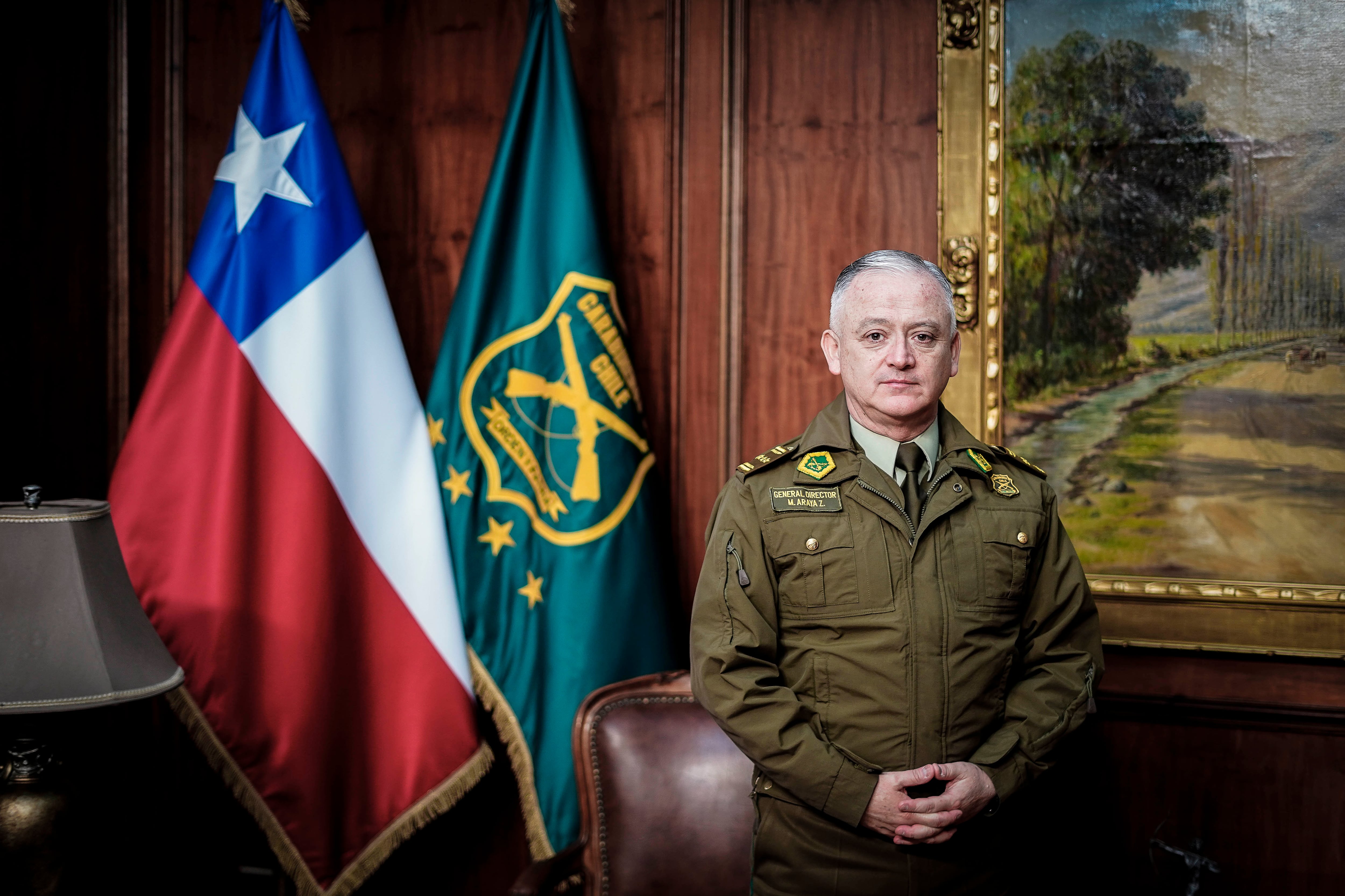General director de Carabineros, Marcelo Araya: “He notado un apoyo sincero del gobierno”