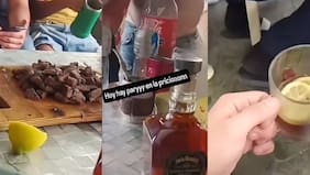 Asado con whisky y bebidas en Santiago 1: Gendarmería abre investigación tras video que muestra “fiesta” de internos dentro de la cárcel