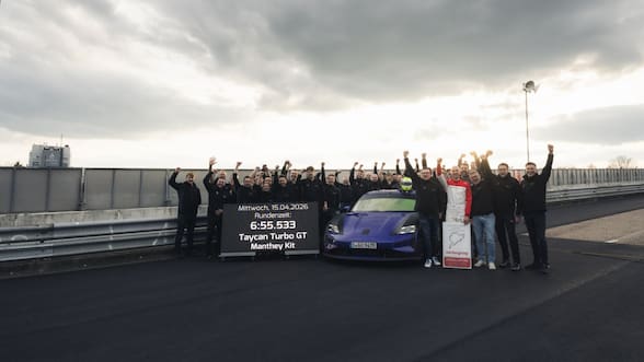 Porsche Taycan Turbo GT Manthey domina otra vez Nürburgring