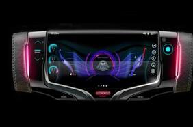 Lo último de General Motors más que un volante, parece una consola de videojuegos portátil