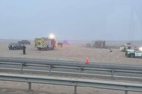 Detienen a conductor de bus que volcó en Ruta 5 Norte en Copiapó: no llevaba un registro de los pasajeros