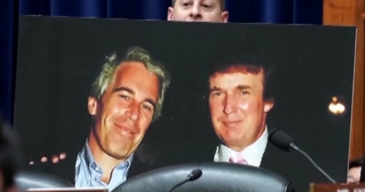 El dibujo de una mujer desnuda que complica a Donald Trump por el caso Jeffrey Epstein