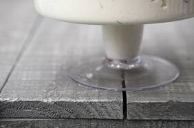 Mousse de chirimoya y murta