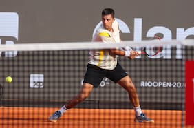 Con Ancelotti en la tribuna: Tomás Barrios cae frente a Matteo Berrettini tras una extenuante batalla en el ATP de Río