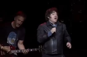 Con show de rock junto a su banda: Milei presenta su libro en medio de escándalo y con los comicios de octubre en la mira