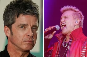 Un espectador ilustre: Noel Gallagher asiste al concierto de Billy Idol en el Movistar Arena