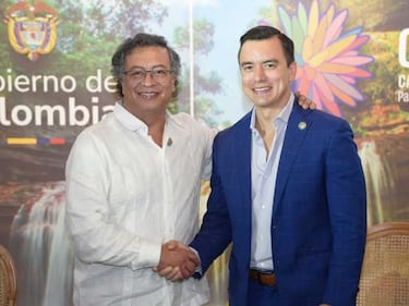 Presidente de Ecuador desmiente a Gustavo Petro tras acusaciones de bombardeos en Colombia