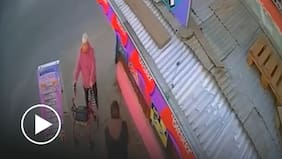 Imágenes sensibles: sujeto agredió sin ninguna provocación a adulta mayor en Puente Alto