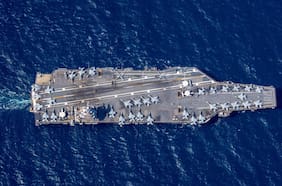 Cómo es el USS Gerald R. Ford, el mayor buque de guerra del mundo que se unió al despliegue de EEUU cerca de Venezuela