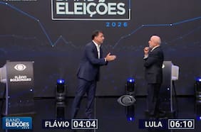 Flávio Bolsonaro y Lula intercambian acusaciones de corrupción en debate