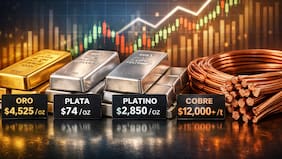 El “super rally” alcista de fin de año de los metales: oro, plata, platino y el cobre en máximos históricos