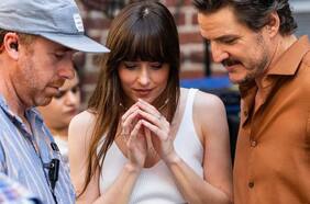 Más que el beso de Pedro Pascal y Dakota Johnson: todas las imágenes de la nueva comedia romántica de Celine Song