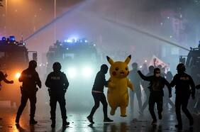 Pikachu se une a las protestas contra Erdogan en Turquía