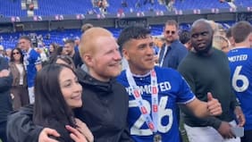 El especial festejo de Marcelino Núñez con Ed Sheeran tras el ascenso del Ipswich a la Premier League
