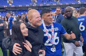 El especial festejo de Marcelino Núñez con Ed Sheeran tras el ascenso del Ipswich a la Premier League